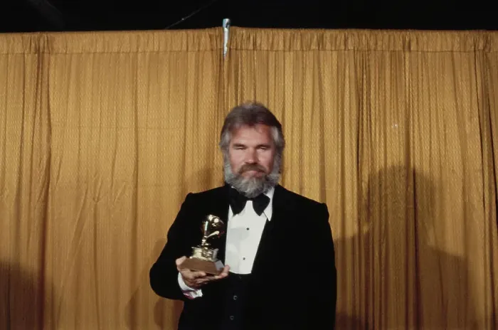 Framed Print : Kenny Rogers With Grammy Award Framed Print : Kenny Rogers With Grammy Award