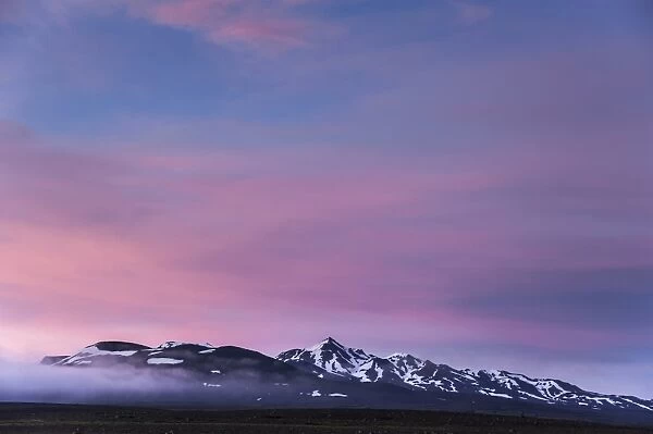 Kerlingarfjoell mountains, view from the Kjoelur or Kjalvegur high road, highland, Iceland, Europe