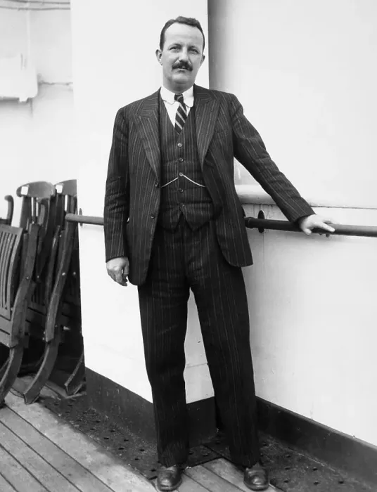Framed Print : Kermit Roosevelt Posing on Ship Deck Framed Print : Kermit Roosevelt Posing on Ship Deck