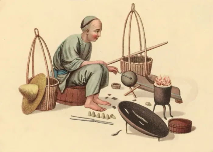 Framed Print : Kettle Mender Framed Print : Kettle Mender