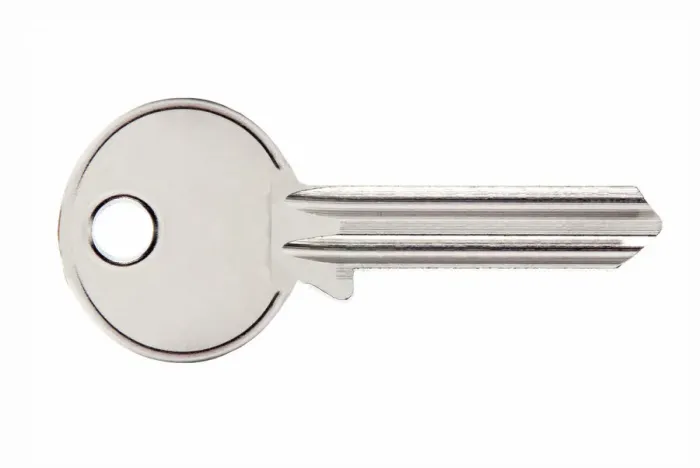 Framed Print : Key blank