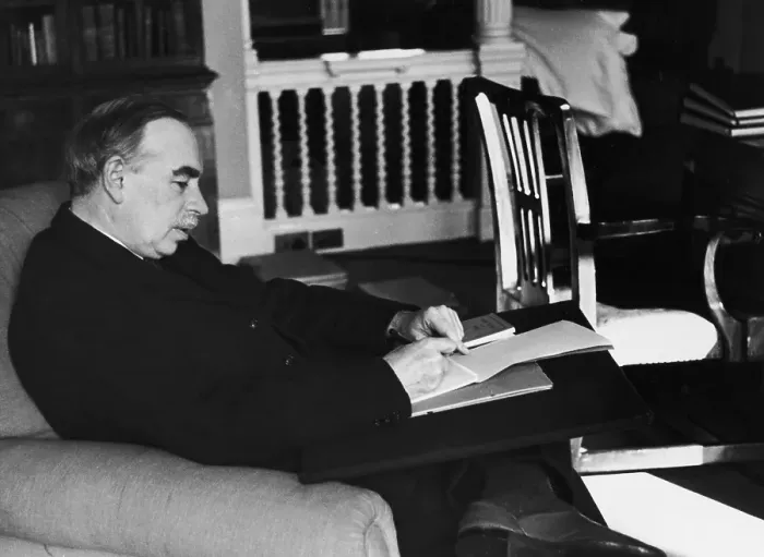 Framed Print : Keynes At Work Framed Print : Keynes At Work