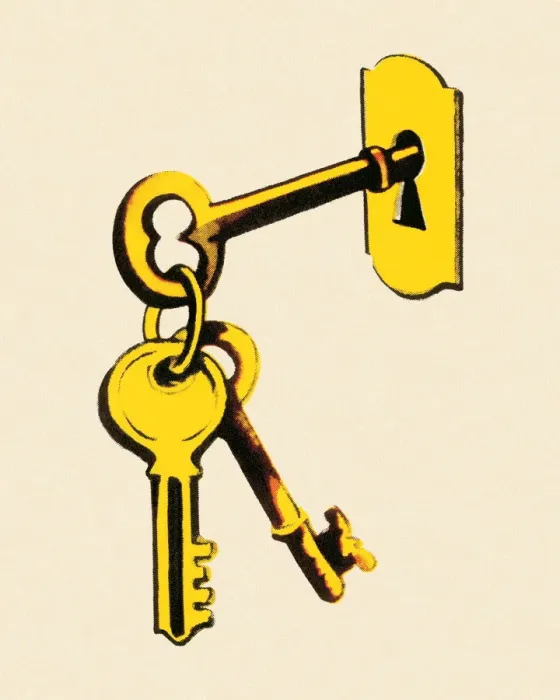 Framed Print : Keys and Keyhole Framed Print : Keys and Keyhole