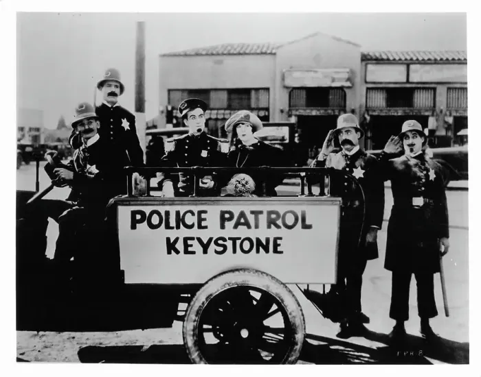 Framed Print : The Keystone Cops Framed Print : The Keystone Cops