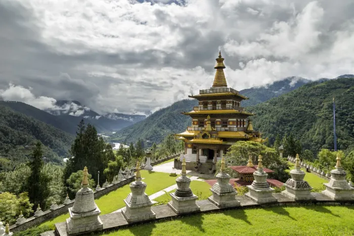 Framed Print : Khamsum Yulley Namgyal Chorten Framed Print : Khamsum Yulley Namgyal Chorten