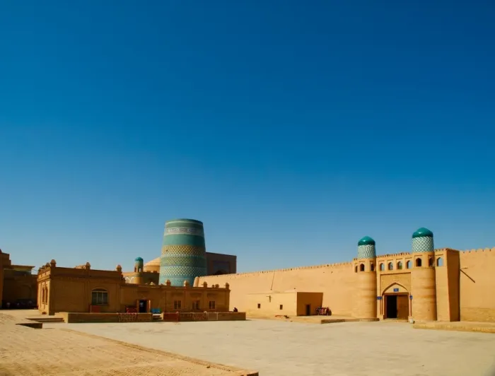 Framed Print : Khiva town. Uzbekistan