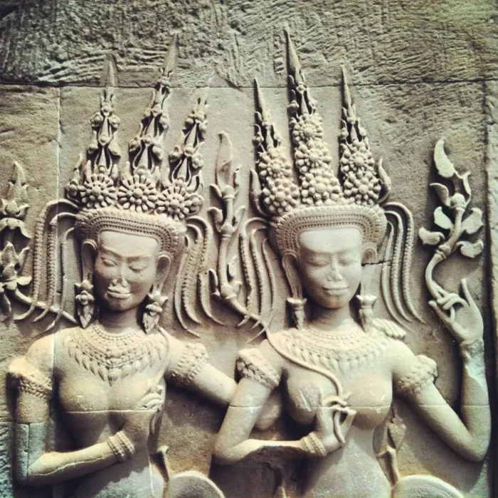 Framed Print : Khmer concubines Framed Print : Khmer concubines