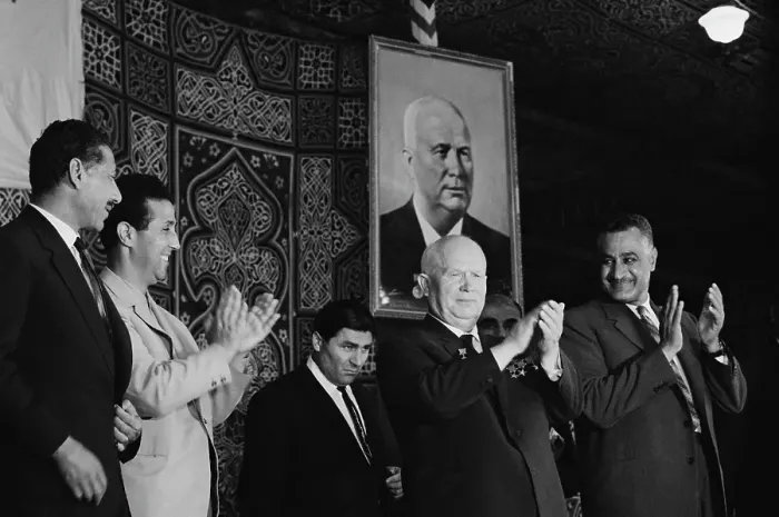 Framed Print : Khrushchev In Cairo Framed Print : Khrushchev In Cairo
