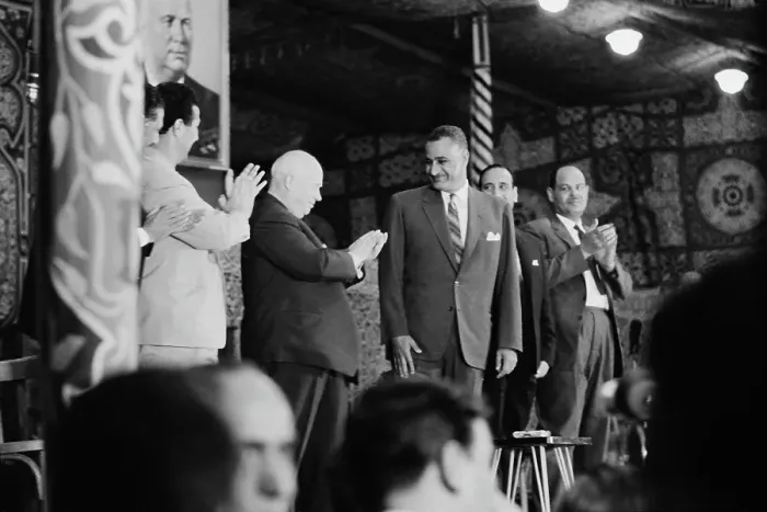 Framed Print : Khrushchev In Cairo Framed Print : Khrushchev In Cairo