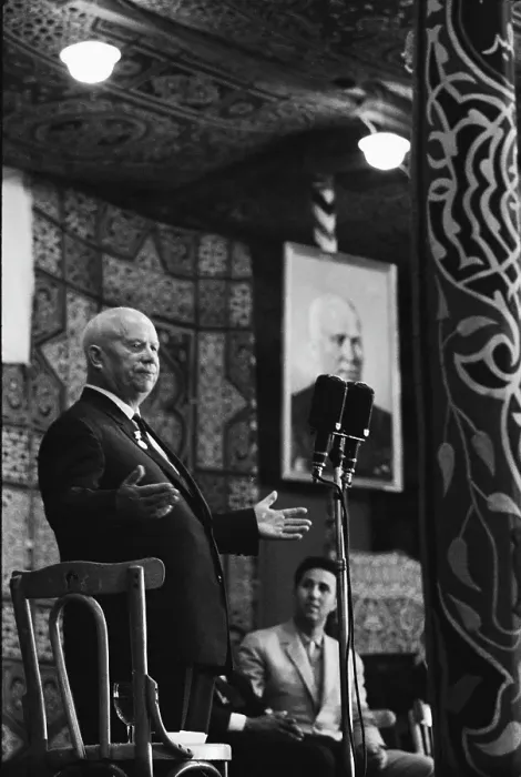 Framed Print : Khrushchev In Cairo Framed Print : Khrushchev In Cairo