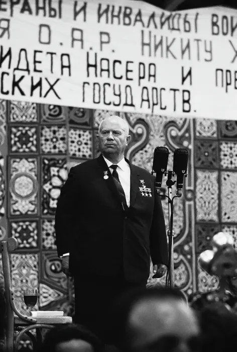 Framed Print : Khrushchev In Cairo Framed Print : Khrushchev In Cairo