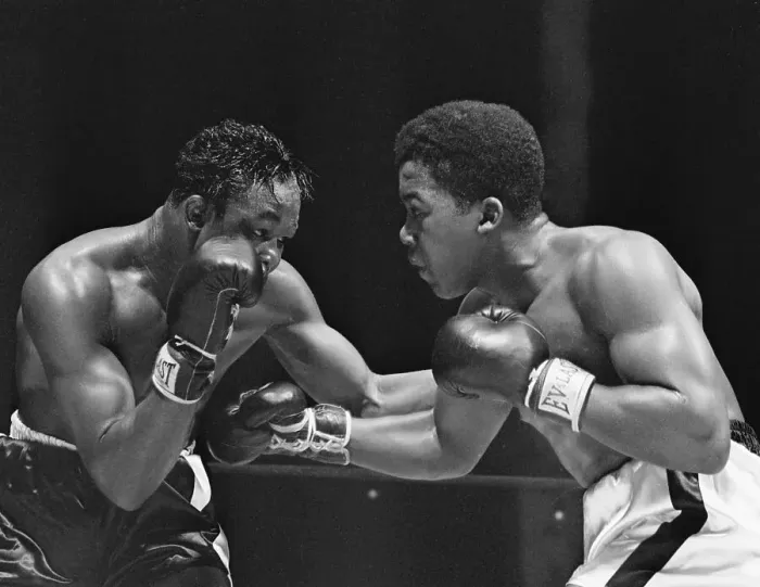 Framed Print : Kid Gavilan Fighting Gene Hairston Framed Print : Kid Gavilan Fighting Gene Hairston