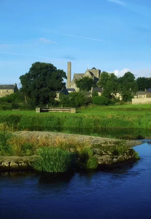 Framed Print : Kilkenny City, St. Canices Cathedral, and River Nore, Ireland Framed Print : Kilkenny City, St. Canices Cathedral, and River Nore, Ireland