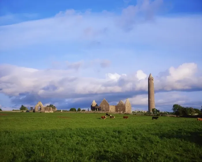 Framed Print : Kilmacduagh near Gort, County Galway Framed Print : Kilmacduagh near Gort, County Galway