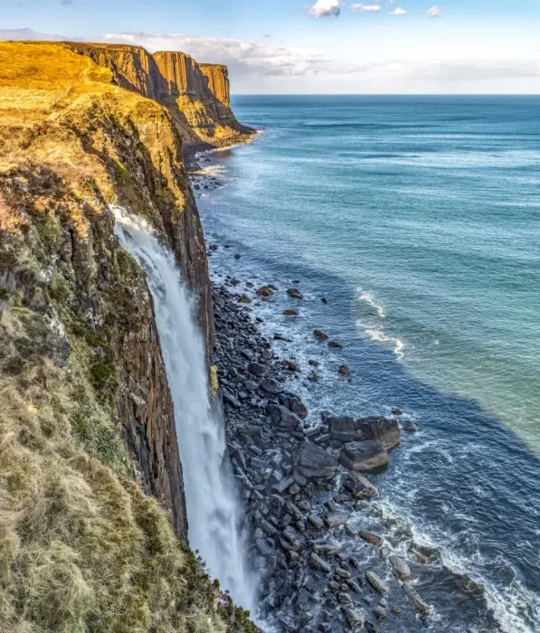 Framed Print : Kilt Rock Waterfall Isle of Skye Framed Print : Kilt Rock Waterfall Isle of Skye