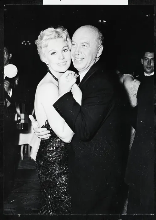 Framed Print : Kim Novak Dances With Otto Preminger Framed Print : Kim Novak Dances With Otto Preminger