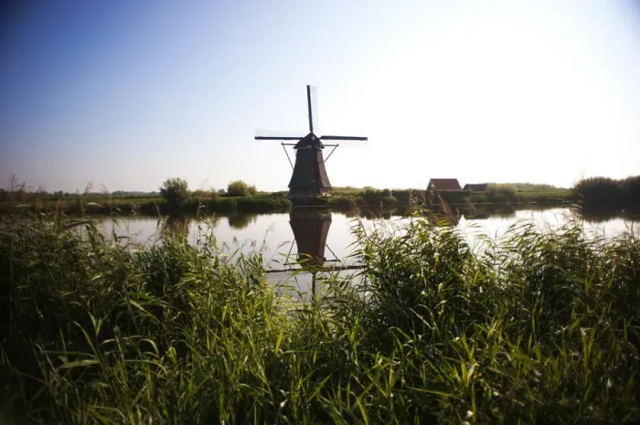 Framed Print : Kinderdijk Windmill Framed Print : Kinderdijk Windmill