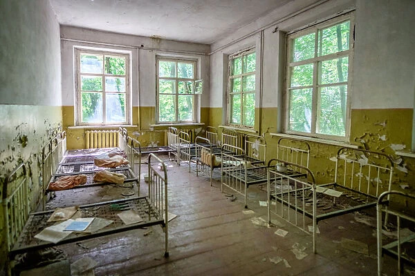 Kindergarden dormitory in the Chernobyl Exclusion Zone, Pripyat, Ukraine