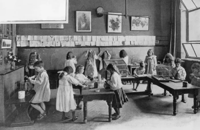 Framed Print : Kindergarten Class Framed Print : Kindergarten Class