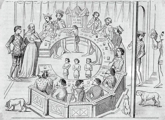 Framed Print : King Arthur'S Knights Of The Round Table Framed Print : King Arthur'S Knights Of The Round Table