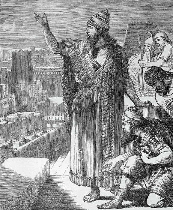 Framed Print : King Of Babylon Nebuchadnezzar Speaking Framed Print : King Of Babylon Nebuchadnezzar Speaking