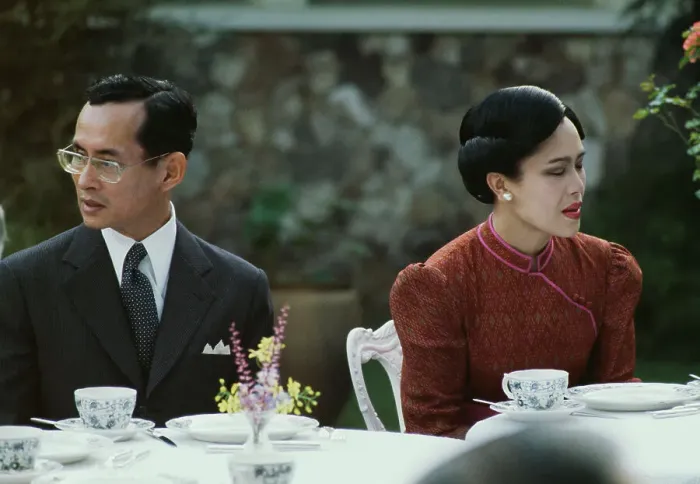 Framed Print : King Bhumibol And Queen Sirikit Of Thailand Framed Print : King Bhumibol And Queen Sirikit Of Thailand