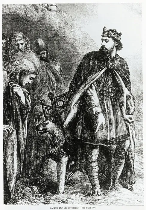 Framed Print : King Canute and His Courtiers Framed Print : King Canute and His Courtiers