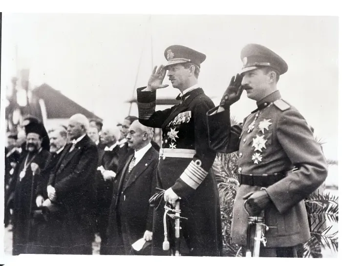 Framed Print : King Carol of Roumania with King Boris of Bulgaria Framed Print : King Carol of Roumania with King Boris of Bulgaria