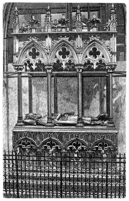 Framed Print : King Casimir IV and his wife Elisabeth in a tomb in the chapel of the Wawel Castle in KrakAow, Poland