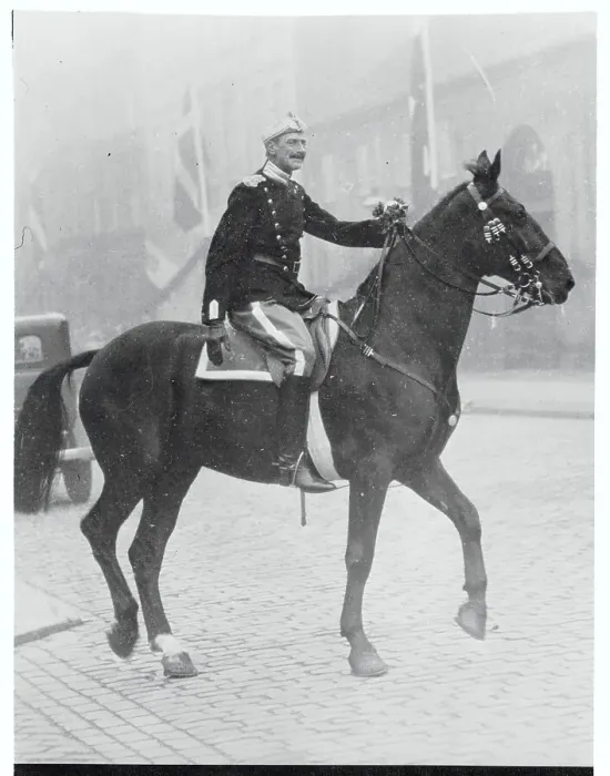 Framed Print : King Christian Riding His Horse Framed Print : King Christian Riding His Horse