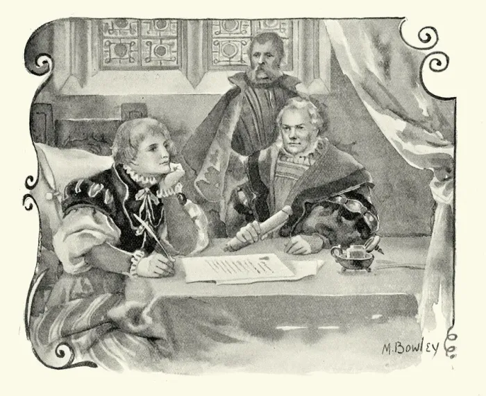 Framed Print : King Edward VI and his advisors Framed Print : King Edward VI and his advisors