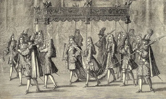 Framed Print : King Frederick I and His Royal Court Framed Print : King Frederick I and His Royal Court
