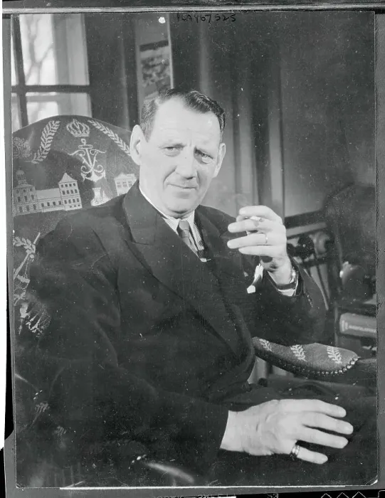 Framed Print : King Frederick Pausing for Camera