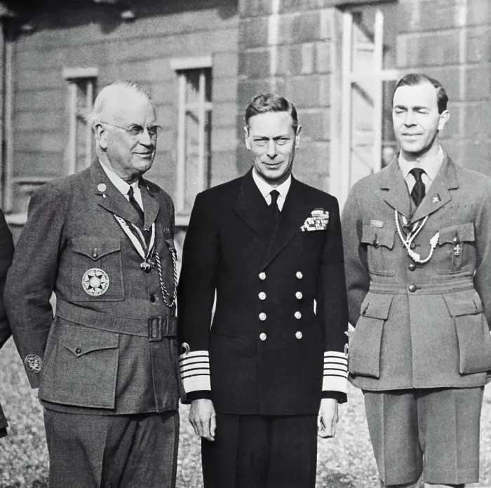 Framed Print : King George and Others Posing