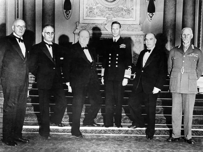 Framed Print : King George VI and Dominion Leaders Framed Print : King George VI and Dominion Leaders