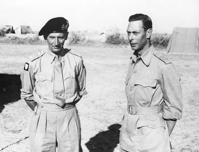 Framed Print : King George VI with General Montgomery Framed Print : King George VI with General Montgomery