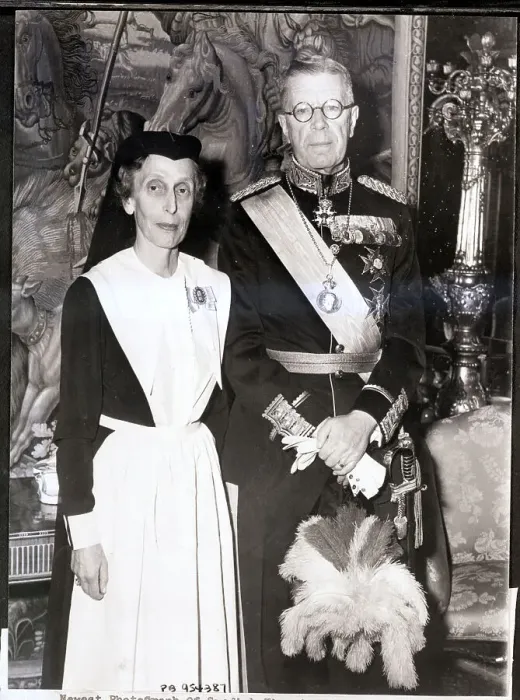 Framed Print : King Gustaf VI Adolf and Wife Framed Print : King Gustaf VI Adolf and Wife