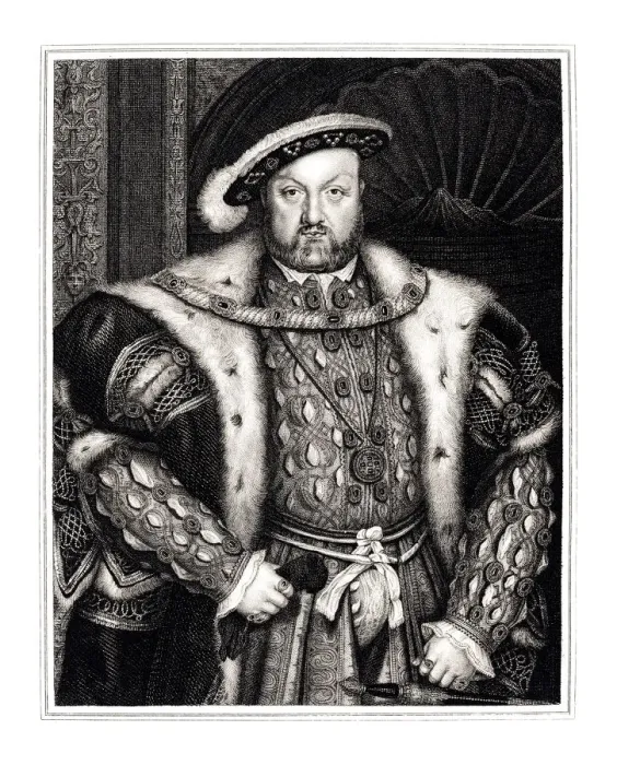 Framed Print : King Henry VIII engraving 1830 Framed Print : King Henry VIII engraving 1830