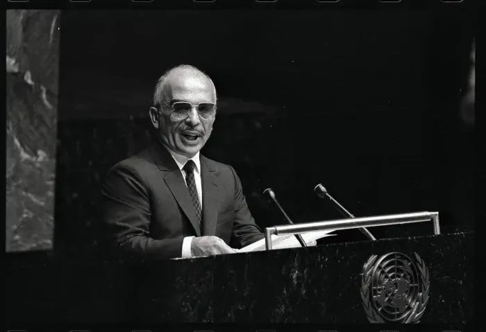 Framed Print : King Hussein Addressing General Assembly Framed Print : King Hussein Addressing General Assembly