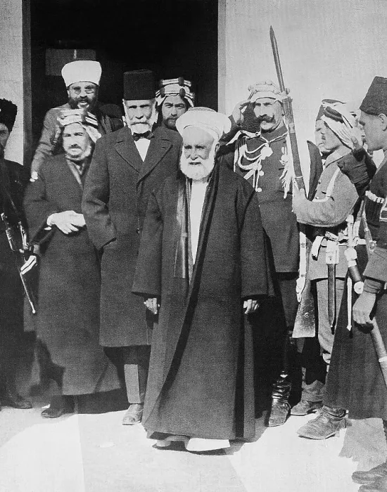 Framed Print : King Hussein Caliph of Turkey Leaving Royal Palace Framed Print : King Hussein Caliph of Turkey Leaving Royal Palace
