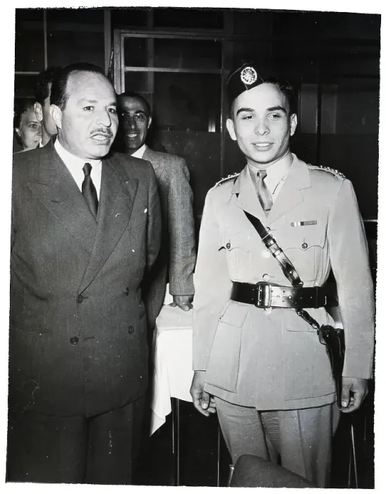 Framed Print : King Hussein II at 17 in Uniform Framed Print : King Hussein II at 17 in Uniform
