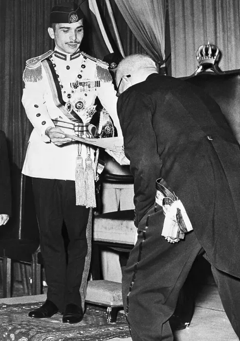 Framed Print : King Hussein and Prime Minister Hashem Framed Print : King Hussein and Prime Minister Hashem