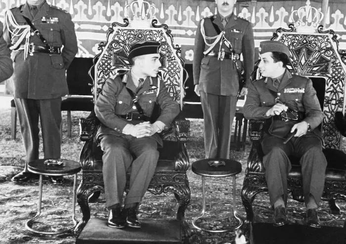 Framed Print : King Hussein Talks with King Faisal Framed Print : King Hussein Talks with King Faisal