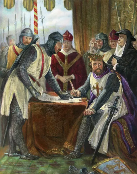 Framed Print : King John Signing Magna Carta Framed Print : King John Signing Magna Carta