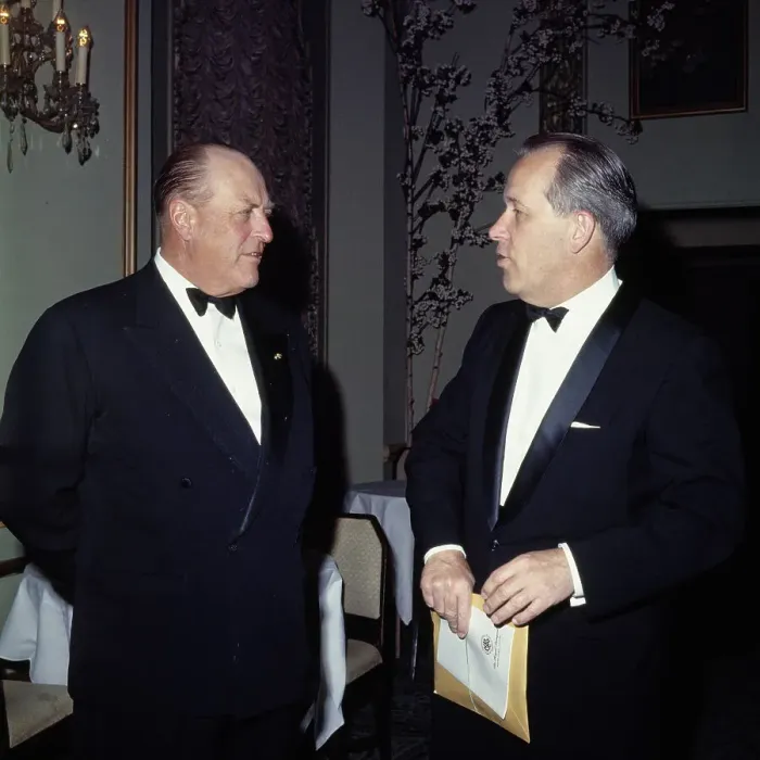 Framed Print : King Olav V And Senator Jackson Framed Print : King Olav V And Senator Jackson