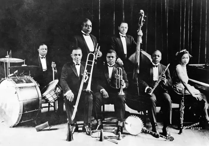 Framed Print : King Oliver and Band Framed Print : King Oliver and Band