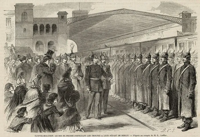 Framed Print : King of Prussia Inspecting His Troops Framed Print : King of Prussia Inspecting His Troops