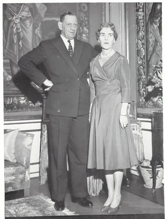 Framed Print : King and Queen of Denmark in 1960