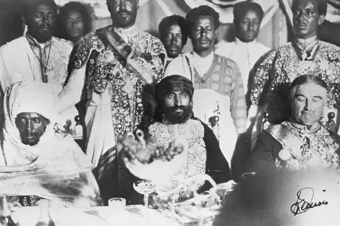 Framed Print : King Ras Tafari and Party Framed Print : King Ras Tafari and Party