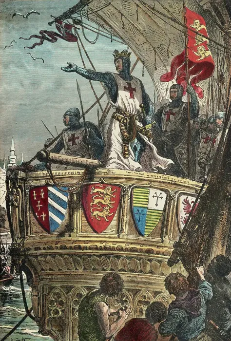 Framed Print : King Richard Bidding Farewell